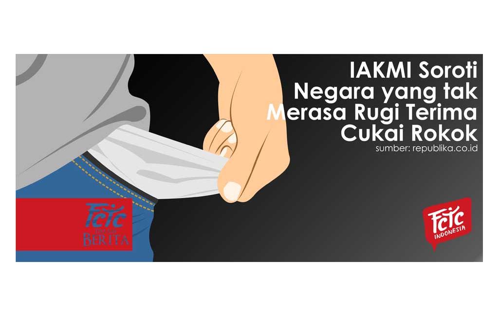 IAKMI Soroti Negara yang tak Merasa Rugi Terima Cukai Rokok