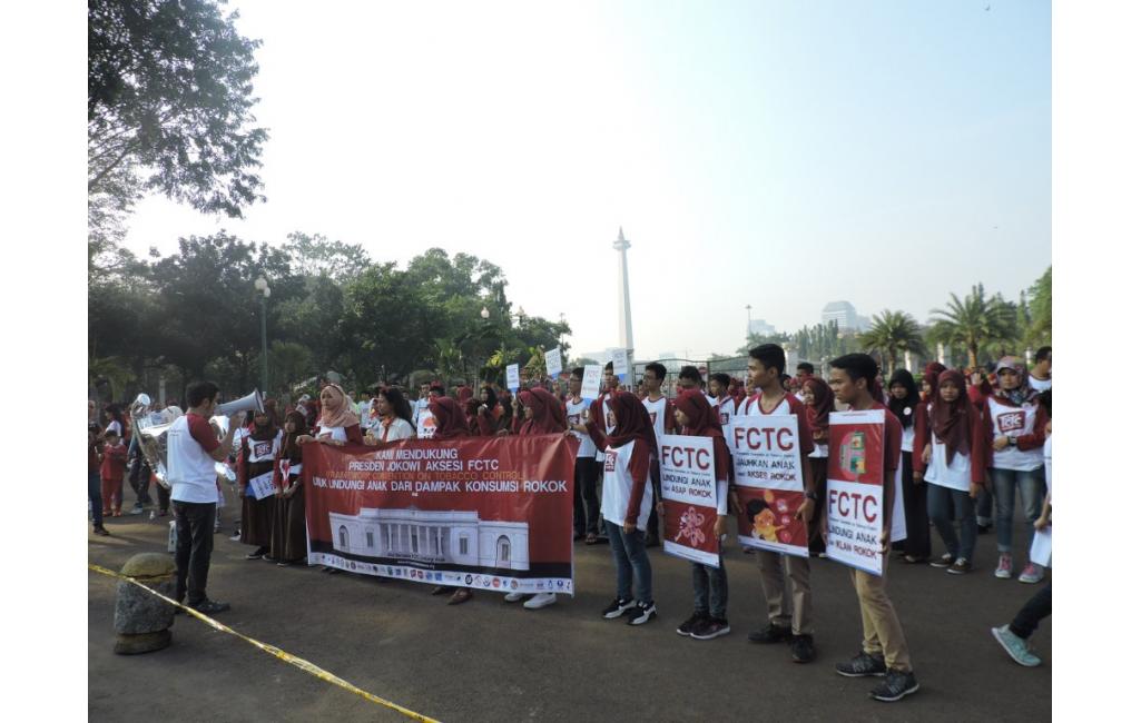 Aksi Simpatik Dukung Presiden Aksesi FCTC Lindungi Anak