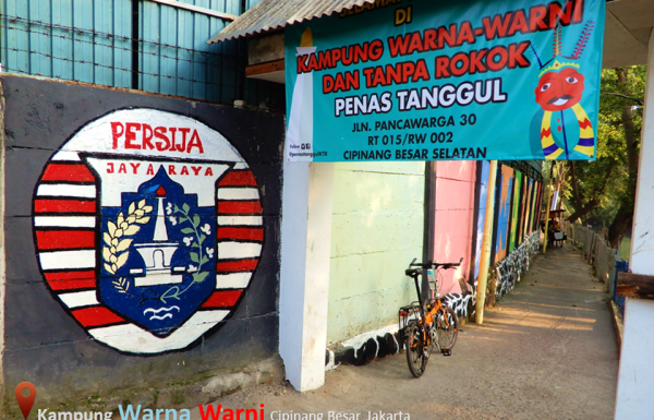Kampung Warna Warni di Jakarta ini Tanpa Asap Rokok